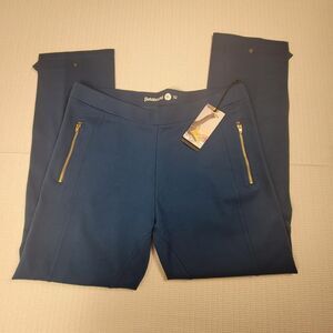 Betabrand Yoga Dress Work Pants Women's Size XL Teal Soft Slimming Comfort NWT